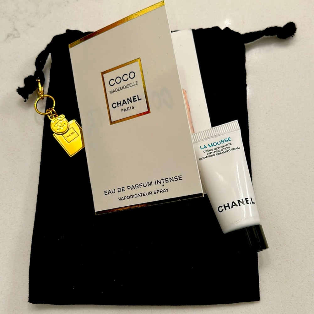 Chanel draw string pouch